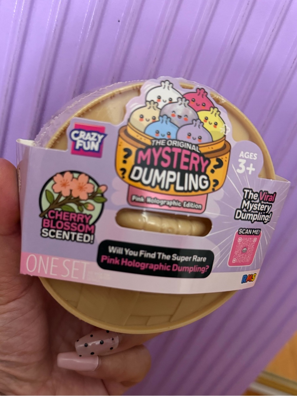 NEW RELEASE RMS CHERRY BLOSSOM SCENTED Mystery Squishy Dumpling Fidget Toy